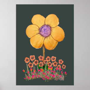 Kunstbloem Poster
