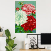  kunstbloemen  afdrukken poster (Thuiskantoor)