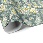 kunstbloemen bloemen cadeaupapier (Rol Hoek)