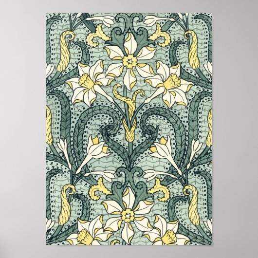 kunstbloemen bloemen poster (Voorkant)