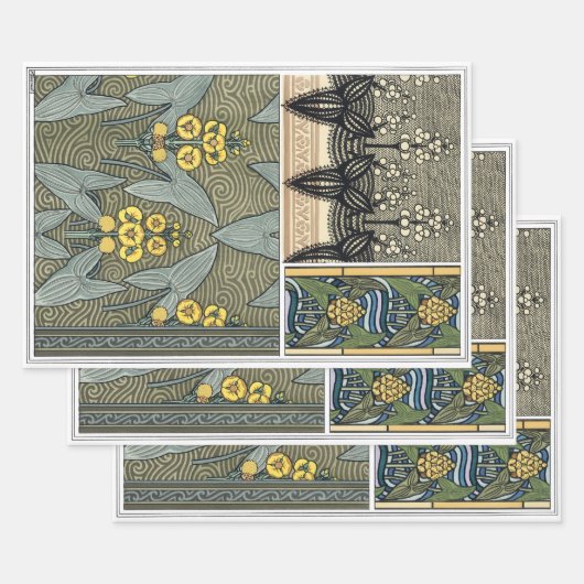 kunstbloemen inpakpapier vel (Set)