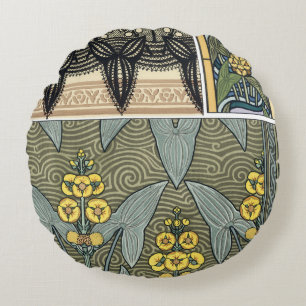 kunstbloemen rond kussen