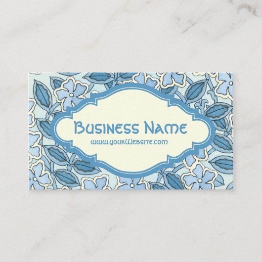  kunstbloemen visitekaartje (Voorkant)