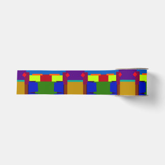 Kunstblokken van geometrische abstractie Sketchpad Grosgrain Lint