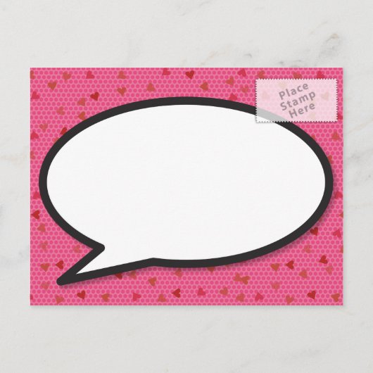 Kunstboeg voor komische boeken Opslaan Datum Pop Aankondigingskaart (Achterkant)