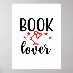 Kunstboek lezen Lover Poster