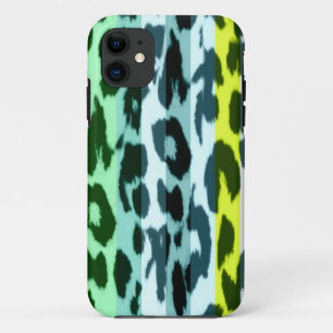 Kunstbontvel van luipaard iPhone 11 hoesje