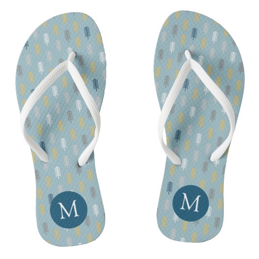 Kunstbos ⎥ monogram Teenslipper Teenslippers (Voetbed)