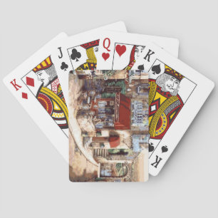 Kunstcanvasdek van speelkaarten