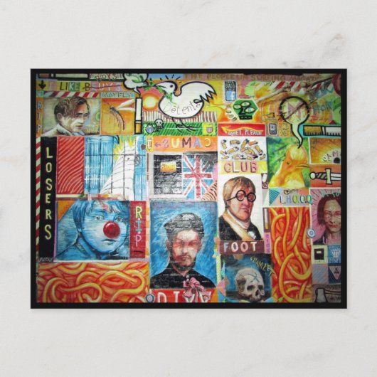 kunstcollage briefkaart (Voorkant)