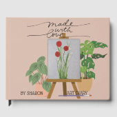 KUNSTDAGBOEK IN A GASTENBOEK (Voorkant)