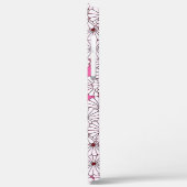 Kunstdebloem - roze crème Case-Mate iPhone case (Achterkant / Links)