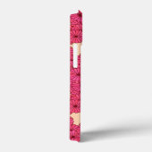 Kunstdebloem - roze en perzik Case-Mate iPhone case (Achterkant / Rechts)