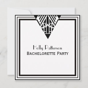  kunstdeco Blk Wit Lijst #1 SQ Bachelorette Kaart