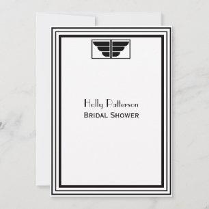  kunstdeco Blk Wit Lijst #2 V Vrijgezellenfeest Kaart