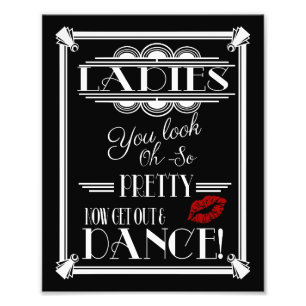 kunstdeco, dames badkamerbord, trouwbord foto afdruk