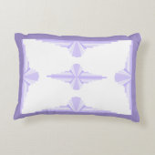 Kunstdeco-element in lila en paars accent kussen (Achterkant)