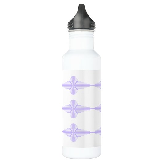 Kunstdeco-element in lila en paars waterfles (Links)