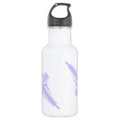 Kunstdeco-element in lila en paarse waterflesjes waterfles  (Voorkant)