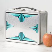 Kunstdeco-elementen in blauwgroen groen (In situ)