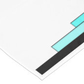 Kunstdeco-elementen in blauwgroen groen tafelkleed (Gekanteld)