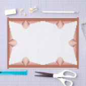 Kunstdeco-elementen in een roos goudpalet tissuepapier (Craft)