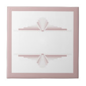 Kunstdeco-elementen in lichtbruin tegeltje (Voorkant)