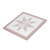 Kunstdeco-elementen in lichtbruin tegeltje (Zijkant)