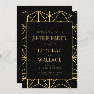 kunstdeco geometrisch na feestdag van de jaren '2 kaart