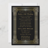 Kunstdeco geweldige gatsby in de 20e eeuw kaart (Voorkant)