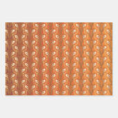  kunstdeco goudpauw inpakpapier vel (Voorkant 3)