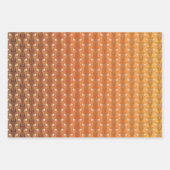  kunstdeco goudpauw inpakpapier vel (Voorkant)