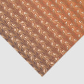  kunstdeco goudpauw-veerpatroon tissuepapier (Detail)