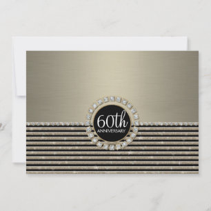 Kunstdeco Moderne horizontale strepe glitter Kaart