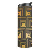 Kunstdeco naadloos  behang thermosbeker (Gedraaid links)