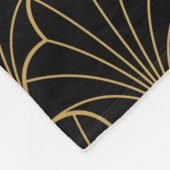 kunstdeco naadloos patroon fleece deken (Hoek)