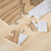 kunstdeco retro dames kerst legpuzzel (Zijkant)