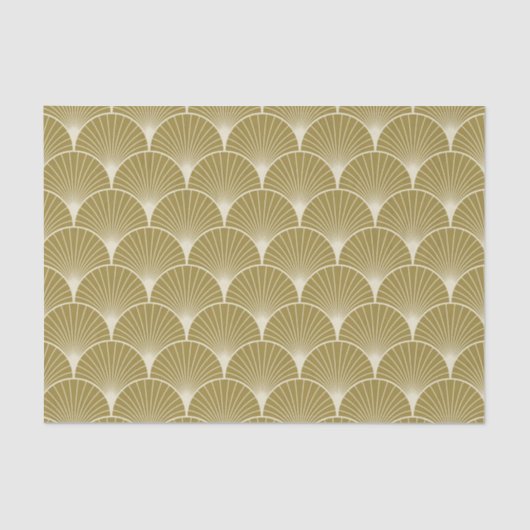Kunstdeco, scalpoot, patroon, goud, wit, zilver, c tissuepapier (Voorkant)