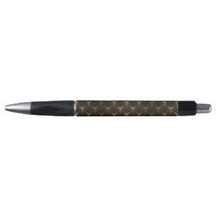 Kunstdeco, zwart goud, chic, elegant, patroon, kla pen