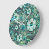 Kunstdecobloem  bloemgeometrisch grote klok (Hoek)