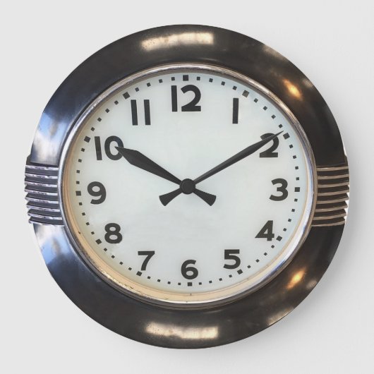 Kunstdecodeontwerpwandklok Grote Klok (Voorkant)