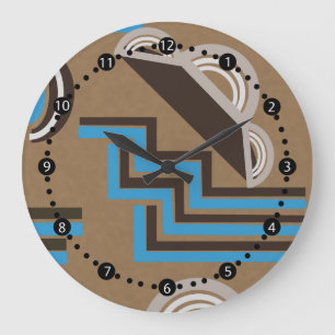Kunstdecoder Abstract ontwerp Grote Klok