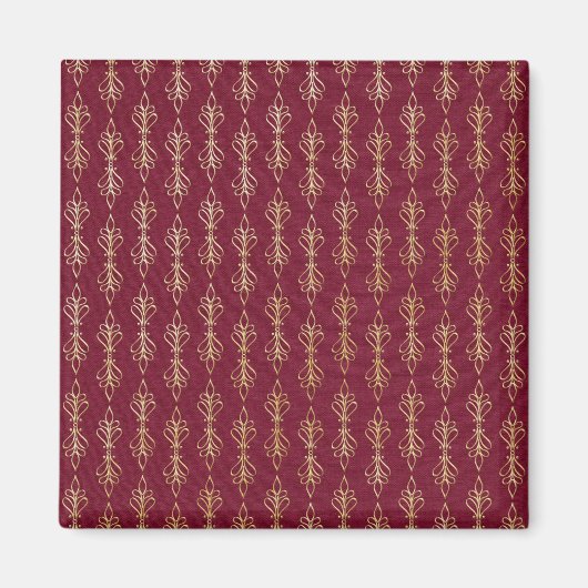 Kunstdecoder en goudpatroon magneet (Voorkant)