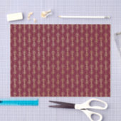 Kunstdecoder en goudpatroon tissuepapier (Craft)