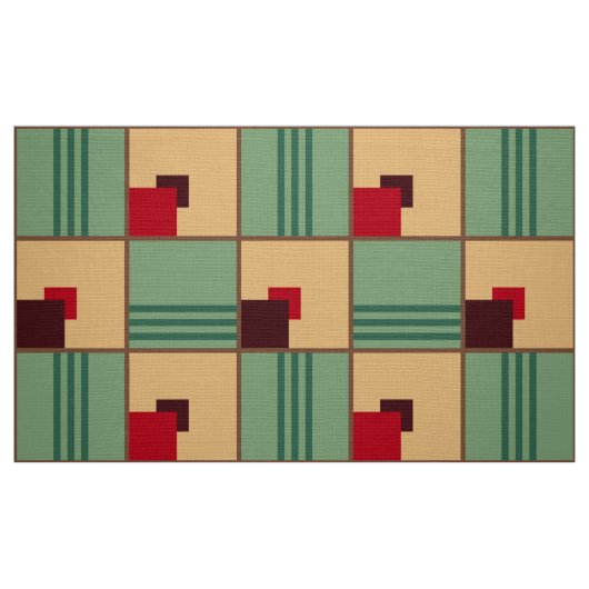 Kunstdecodesign van 1930 stof (Fat Quarter)
