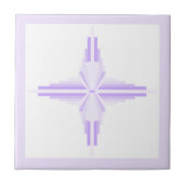 Kunstdecoelementen in lichte puren tegeltje (Voorkant)