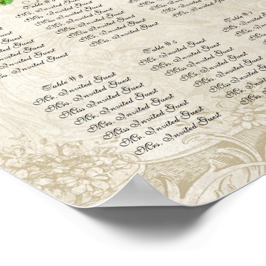 Kunstdecoopvormig pacock-opnameschema poster (Hoek)