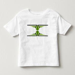 Kunstdecopatroon in limieten kinder shirts