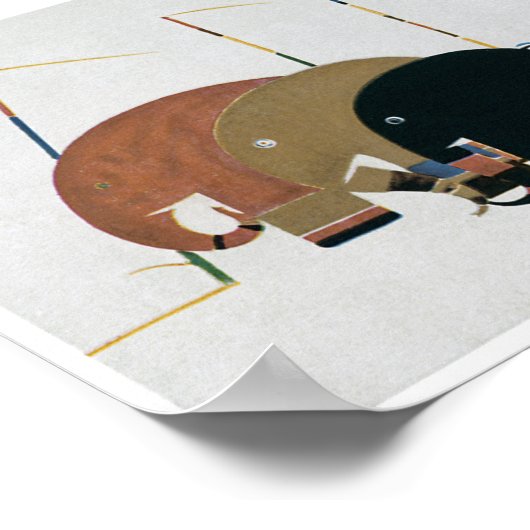 Kunstdecostijl Olephants Poster (Hoek)