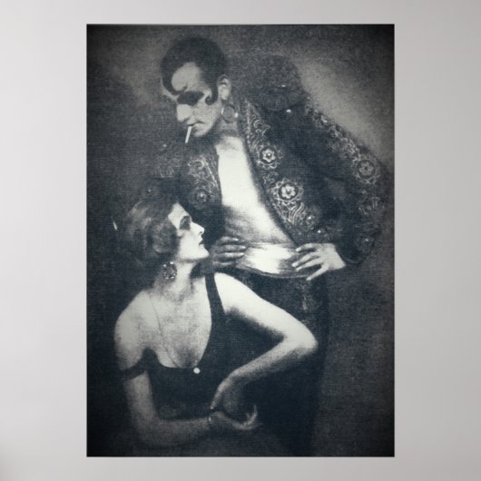 Kunstdedansers berber en droste poster (Voorkant)